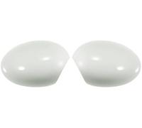 Pexorin Pair Car Door Rear View Driver Passenger Side Mirror Cover Cap Replacement White, for BMW, for MINI, Clubman R55 Hatchback Cooper R56 Convertible R57 Trims Car Wing Mirror Cover