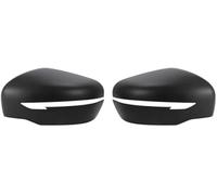 Pexorin Pair Car Rear View Driver Passenger Side Mirror Cover Cap Overlay Matte Black, for NISSAN, Navara NP300 D23 Mirror Guard Covers Exterior Decoration Car Wing Mirror Cover