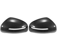 Pexorin Pair Car Rear View Driver Passenger Side Mirror Cover Cap Replacement Black Carbon Fiber, for, TT TTS TTRS MK2 Mirror Guard Covers Decoration Trims Car Wing Mirror Cover