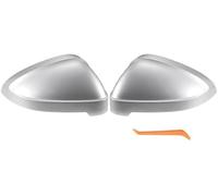 Pexorin Pair Car Rear View Driver Passenger Side Mirror Cover Cap Replacement Chrome Plated, for, A4 A5 S4 S5 RS5 Mirror Guard Covers Decoration Car Wing Mirror Cover