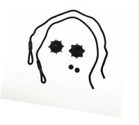 Pexorin Parcel Shelf String Cord, for Golf, Mk5 Mk6 2006-2013 1K6863447A9B9 1K6863447A Rear Trunk Tray Cover Strap Car Trunk Cargo Net Strap