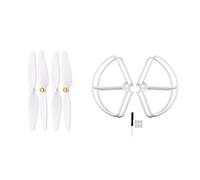 Pexorin Propeller 1080P Protector Protective Guard Bumper FiMi 4K Drone Replacement Props Blade Screw Cover Fens Accessories Drone Propeller Guard(White guard 4pc prop)