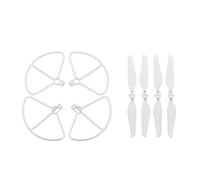 Pexorin Propeller Landing Gear Legs Rubber Pad Propeller Guard Drone Protector FIMI X8 SE Quadcopter Drone Accessories Drone Propeller Guard(White kit C)