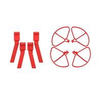 Pexorin Propeller Landing Gear Legs Rubber Pad Propeller Guard Drone Protector FIMI X8 SE Quadcopter Drone Accessories Drone Propeller Guard(Red kit A)