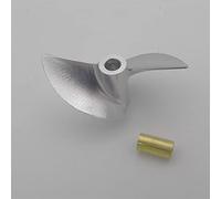 Pexorin RC Boat Propeller 4mm 4.76mm 3/16in Shaft 40mm 42mm 45mm 48mm 7075 Aluminum P1.9 Prop, For RC Speed MONO Racing Catamaran Boat Remote Control Boat Propeller(D45mm Left Hand)