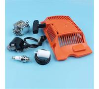 Pexorin Recoil Starter Ignition Coil Carburetor Kit, for Husqvarna, 268 272 272XP Chainsaw Fuel Line Filter Spark Plug #503615571 Carburetor Maintenance Spare