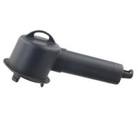 Pexorin Retractable Steam Diverter, for Thermomix and Dishwasher Safe Pp Guide Pipe with Safety Handle Prevents Cabinet Damage Home Steam Diverter Pipe