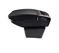 Pexorin Storage Box Armrest, for VW, for POLO, for vento, 2010-2017 Rotatable Center Centre Console Arm Rest 2011 2012 2013 2014 2015 2016 Car Armrest Box(Black thread)