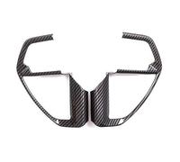 Pexorin Trim Steering Wheel Cover ABS Anti-slip Car Accessories Carbon Fiber Pattern Interior Decoration, for Toyota, for Tundra, 2022 23 Steering Wheel Decal