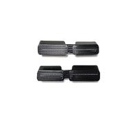 Pexorin Under, for Seat, Floor Rear AC Heater Air Conditioner Duct Vent Cover Grill Outlet Cover Trim, for Q5 2008-2021 Interior Mouldings Rear Seat Air Vent(BLACK Q5 FY 2018-2021)