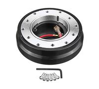 Pexorin Universal Aluminium Car Steering Wheel Quick Release Hub Hubs Adapter Snap Off Boss Kit Thin Short Stytle Steering Wheel Hub
