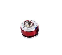 Pexorin Universal Car Auto Quick Release Steering Wheel Snap Off Hub Adapter Boss Kit Aluminum Steering Wheel Hub(Red)