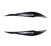 Pexorin vehicle front lamp eyebrow trim 2pcs Headlight Eye Lid Covers Abs Carbon Lamp Eyebrows Trim Stickers, for 3 for Series 318i 320i 2012-2018, for Bmw, for F30 F31 2012(Carbon Fiber Pattern)