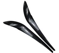 Pexorin vehicle front lamp eyebrow trim Carbon Fiber Look Finish/Gloss Black Abs Headlight Lamp Eyelid Eyebrow Trim for X3, F25 2014-2017(Carbon Fiber Look)