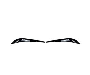 Pexorin vehicle front lamp eyebrow trim For Camry, 8th Eight-generation 2018-2021 Decoration Trim Abs Smoke Black Rear Tail Lamp Shade Cover Light Hood Poer, for 2018 2021