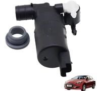 Pexorin Windscreen Pump, for Citroen, C4 C5, Car Washer Pump, for Peugeot, for Renault, for Dacia, for Opel, for Washer Water Pump, Black, 643470, 643492, 91160063, 93160293 Windshield Washer Pump