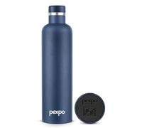 Pexpo Stainless Steel, ISI Certified ISI Certified Flask, 1000 ml, 33oz Denim Blue| Portable & Keeps Beverages Hot/Cold for 24+ Hours