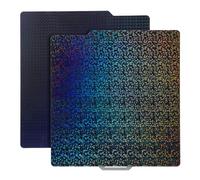 PEY Build Plate 257x257mm, Double Sided Flexible Build Sheet for Bambu Lab X1 X1E P1P P1S A1 3D Printer, Smooth PEY Build Surface with Dreamy and Round Side, Easy Model