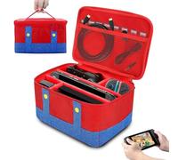 PEYANZ Carry Case for Nintendo Switch 2, Portable Soft Protective Storage Travel Carrying Case Messenger Bag Oxford for NS SD Console Dock JoyCons Accessories