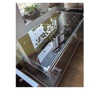 PEYNIR Acrylic Aquarium Anti-Jumping Lid Cover, Clear Sheet Fish Tank Top Covers to Profect Fish, Reptiles, Turtles From Jumping Out Protect Cat, Custom Size(L13.8xW7.9in/35x20cm)