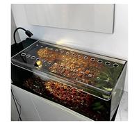 PEYNIR Acrylic Fish Tank Cover, Square Aquarium Anti-Jumping Lid with Hole, for Profecting Fish, Reptiles, Turtles From Jumping Out Protect Cat, Custom Size(L90xW50cm/35.4x19.7in)