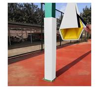 PEYNIR Basketball Pole Pad Fits 5x5 10x10 12x12 20x20cm Square Post, Playground Parking Lot Gym Column Wrap Protection Barrier, Weatherproof & Self Adhesive(White,2"x2"/5x5cm)