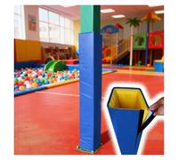PEYNIR Children Playground Pole Padding Wrap 5x5/10x10/15x15/20x20/30x30/50x50cm, Foam Basement Square Pole Tube Column Cover, Reusable & All Weather(Blue,12"x12"/30x30cm)