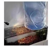 PEYNIR Clear Acrylic Square Lid for Terrarium, 1 Pc Fish Tank Top Cover with Vent Port, 10x10 12x12 18x18 20x20 24x24 Customizable Jumping Proof Hood(L28xW18in/71.1x45.7cm)