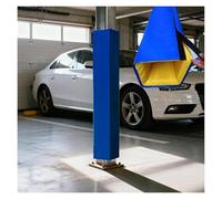 PEYNIR Garage Padded Pole Wrap Column, Court All Weather Crash Pad for Player Protection, Parking Lot Basement Post Protector Cover, Self Adhesive Reusable(Blue,10"x10"/25x25cm)