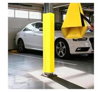 PEYNIR Garage Padded Pole Wrap Column, Court All Weather Crash Pad for Player Protection, Parking Lot Basement Post Protector Cover, Self Adhesive Reusable(Yellow,8"x8"/20x20cm)