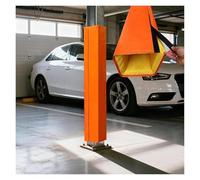 PEYNIR Garage Pole Padding Square 5x5 8x8 10x10 15x15 18x18 20x20cm, Self Adhesive Basement Column Cushion for Kids Protection, Weatherproof Full Wrap-Around(Orange,21.5x21.5cm/8.5"x8.5")