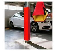 PEYNIR Garage Pole Padding Square 5x5 8x8 10x10 15x15 18x18 20x20cm, Self Adhesive Basement Column Cushion for Kids Protection, Weatherproof Full Wrap-Around(Red,5x5cm/2 x2)