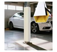 PEYNIR Garage Pole Padding Square 5x5 8x8 10x10 15x15 18x18 20x20cm, Self Adhesive Basement Column Cushion for Kids Protection, Weatherproof Full Wrap-Around(White,13x13cm/5 x5)