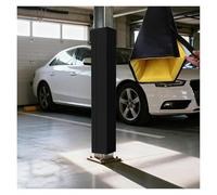 PEYNIR Garage Pole Padding Square 5x5 8x8 10x10 15x15 18x18 20x20cm, Self Adhesive Basement Column Cushion for Kids Protection, Weatherproof Full Wrap-Around(Black,13x13cm/5 x5)