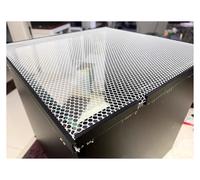 PEYNIR Magnetic Aquarium Cover Lid, Adjustable Size Rectangle Terrarium Top Covers Aquarium Hood, DIY Anti-Jumping Net Cover Mesh Fish Tank Lids, Cut At Will(L17.7xW9.8in/45x25cm)