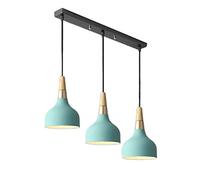 PEYNIR Modern 3 Light Kitchen Island Pendant Light Rustic Ceiling Chandelier Triple Heads Light Fixtures Metal Hanging Lights For Foyer Dining Room Living Room Counterbar Craftsman Kitchen
