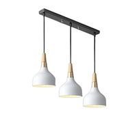 PEYNIR Modern 3 Light Kitchen Island Pendant Light Rustic Ceiling Chandelier Triple Heads Light Fixtures Metal Hanging Lights For Foyer Dining Room Living Room Counterbar Craftsman Kitchen