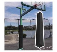 PEYNIR Outdoor Basketball Pole Pad Replacement, Weatherproof Goal Pole Padding 48 60 71 84 inch Tall, Court/Playground Safety Pole Pads For Player & Kids Protection(Black,7.5x7.5x84in/19x19x213cm)