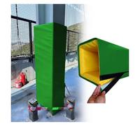 PEYNIR Outdoor Pole Padding Covered on All Sides, Garage Parking Lot Support Pole Pads, Square Basketball Pole Protection Mat Fit 50x50 30x30 20x20 15x15 10x10cm Posts(Green,18.5"x18.5"/47x47cm)