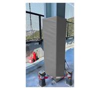 PEYNIR Outdoor Pole Padding Covered on All Sides, Garage Parking Lot Support Pole Pads, Square Basketball Pole Protection Mat Fit 50x50 30x30 20x20 15x15 10x10cm Posts(Grey,8.5"x8.5"/21.5x21.5cm)