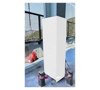 PEYNIR Outdoor Pole Padding Covered on All Sides, Garage Parking Lot Support Pole Pads, Square Basketball Pole Protection Mat Fit 50x50 30x30 20x20 15x15 10x10cm Posts(White,14"x14"/35.5x35.5cm)