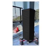 PEYNIR Outdoor Pole Padding Covered on All Sides, Garage Parking Lot Support Pole Pads, Square Basketball Pole Protection Mat Fit 50x50 30x30 20x20 15x15 10x10cm Posts(Black,13.5"x13.5"/34x34cm)