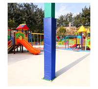PEYNIR Pole Padding Wrap Around Foam for Playground 6ft, Customizable Basketball Hoop Pole Pads, All-weather Column Covers for Basement Parking Lot Gym(Blue,7"x7"/18x18cm)