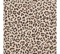 Peyotes Brown Leopard Print Peel and Stick Wallpaper Vinyl Wrap Self-Adhesive Removable Contact Paper Decal Roll for Furniture Cabinets Dresser Drawers Table Top Crafts 44.5x1000cm