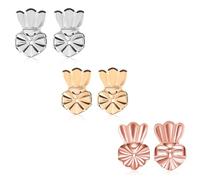 Peysaitr 3 Pairs Hypoallergenic Earring, Earring Lifters for Droopy Ears, Earrings Lifting Droopy Ear Lobes, Earring Lifters Backs Repacements for Heavy Earrings Lifting