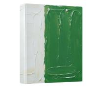 Peystean 1.5 Inch D Round Ring Binder with Built-in Clipboard, Single Side Printed Hard Cover Folder, Pack of 2 Nigeria Flag Nigerian National Green