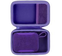 Peyyargo Hard Protective Case Compatible with JBL Go 5/4/3 Ultra-Portable Speaker (Purple)