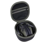 Peyyargo Hard Protective Case Compatible with Walker's Game Ear Razor Slim/PROHEAR 066/030 Shooting Hearing Protectors (Black+Army Green)