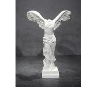 PEYZCNOK Greek Goddess Statue Winged Victory Goddess, 5.5"" x 3.9"" x 2.9"" Greek Mythology Classical Goddess Resin Sculpture Statue for Home Office Collectible Figurines Art Gift, White