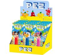 PEZ Mickey Mouse and Friends Sweet Dispenser, Retro Vegetarian Gift Candy, 2 x 17 g Refill Packs (Pack of 12)